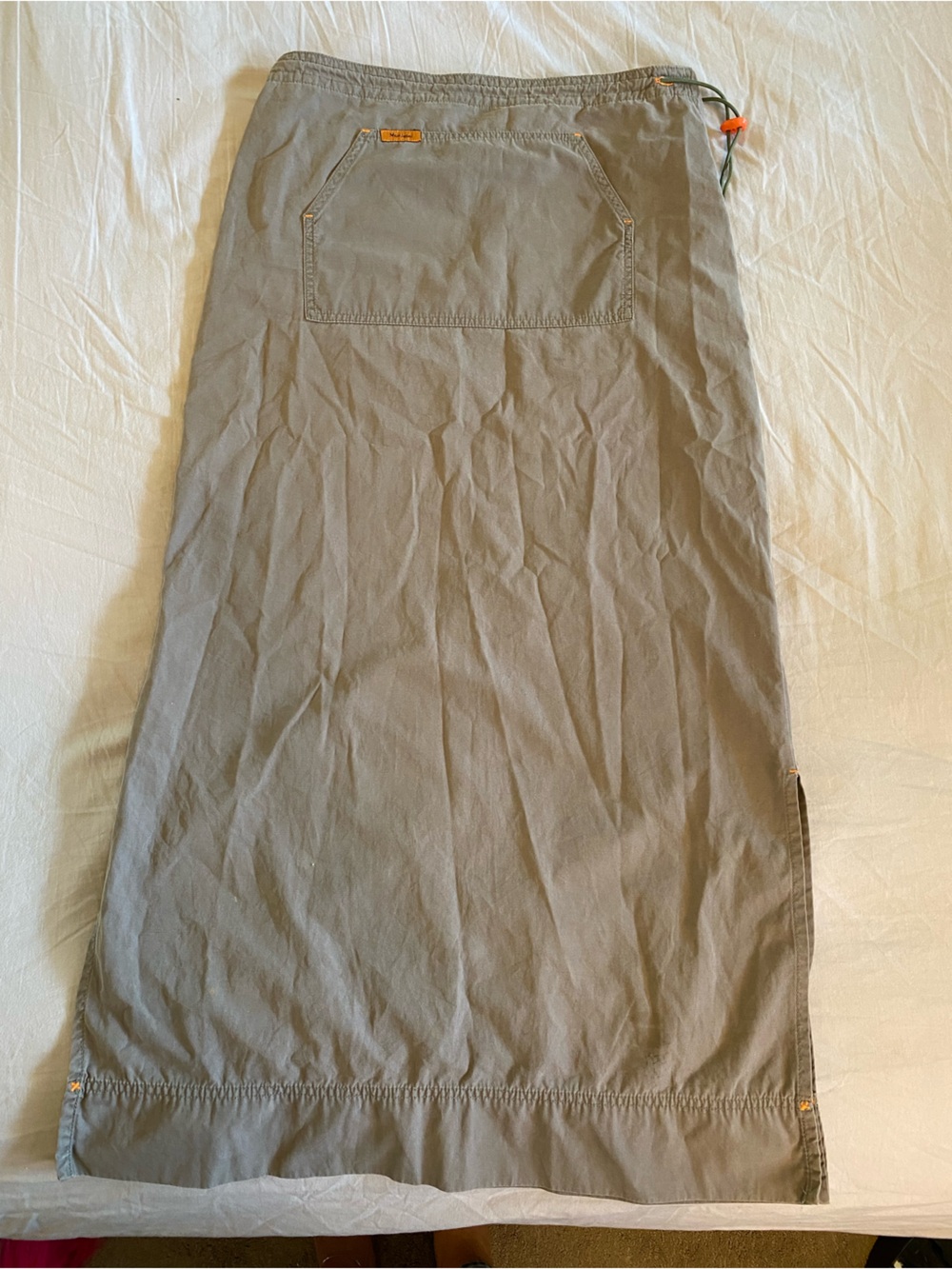Rare Vintage Mavi Jeans Gorpcore Utility Parachute Maxi Skirt Toggles Y2K